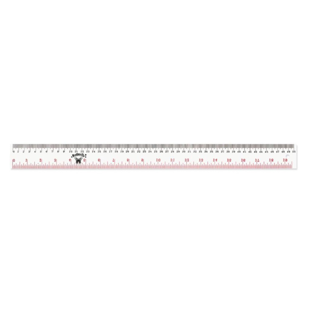

PENGGARIS BUTTERFLY 50CM MISTAR PLASTIK 50CM