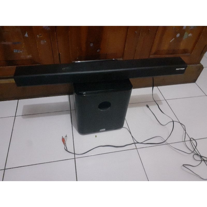 sepiker sound bar pasif tv led polytron 32 in