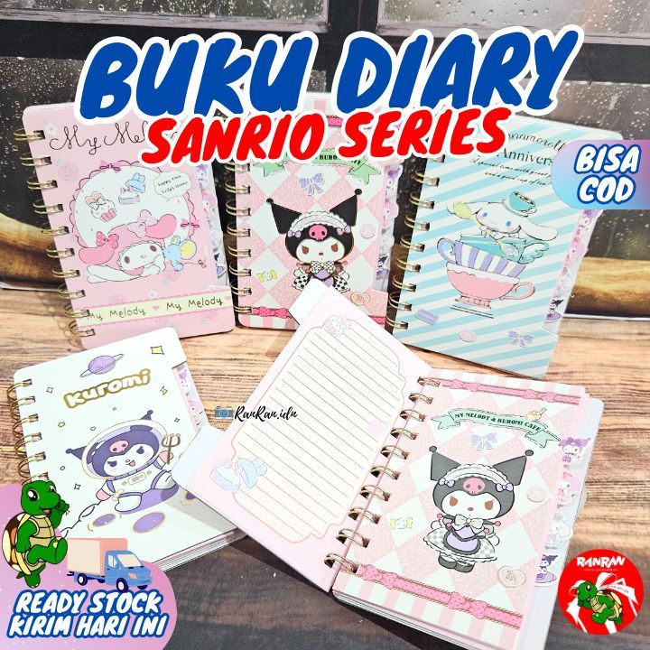 

Buku Diary Sanrio/ Buku Notes Sanrio/Buku Kecil Sanrio/ Buku Motif Sanrio