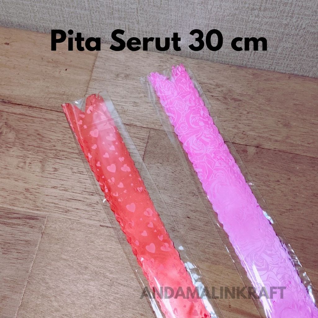 

Pita serut 30 cm isi 10 pcs pita