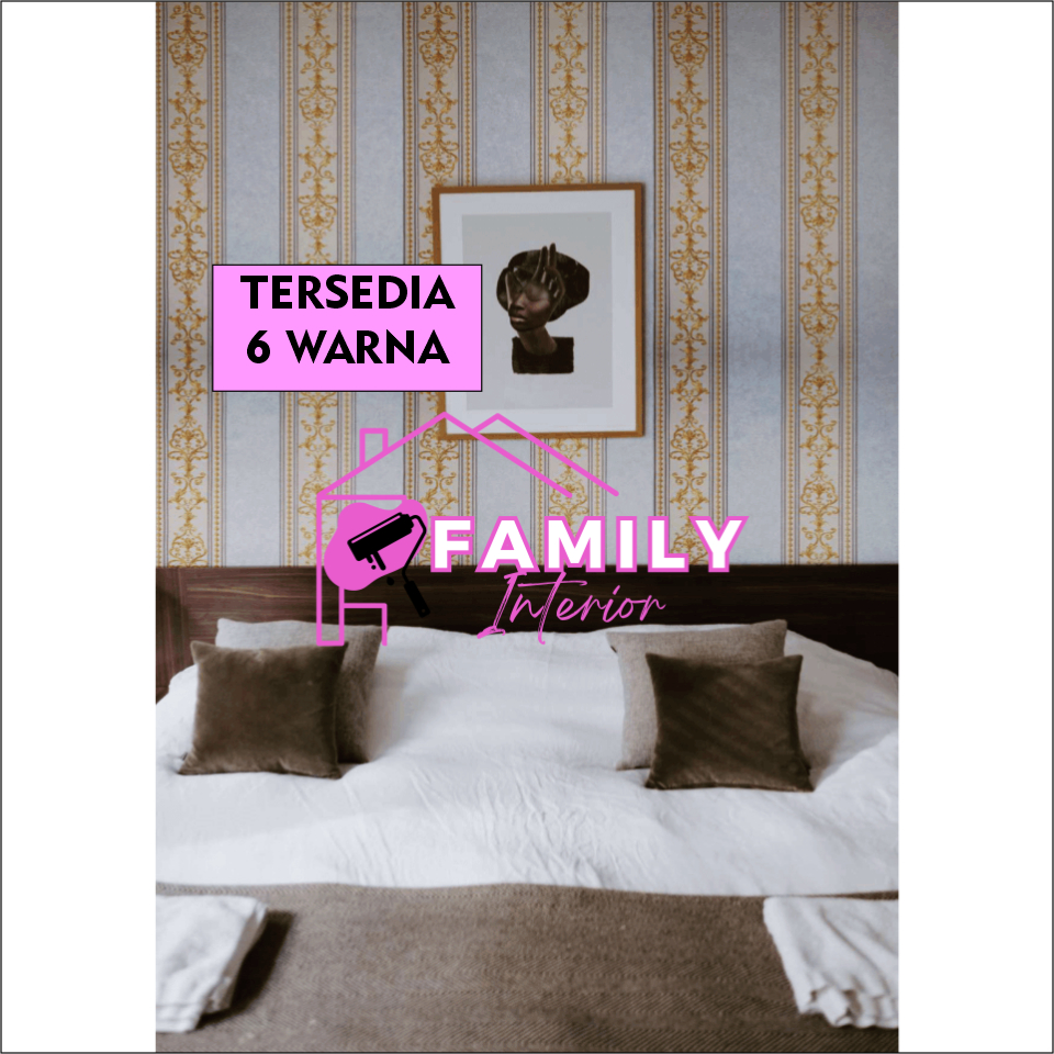 Wallpaper Vinyl Premium Bertekstur Timbul Tebal Kualitas Kangbang Kang Bang Mewah C-280 C-281 C-282 