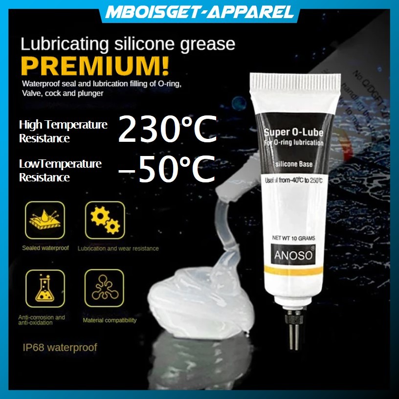 MBOISGET - ORIGINAL PREMIUM ANOSO Pelumas O-Ring Super Lube Grade Silicon Grease Lubricant 10g - S-6