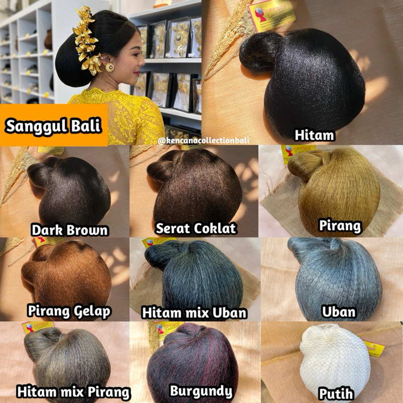 sanggul bali/ sanggul wanita resmi/ sanggul pakem