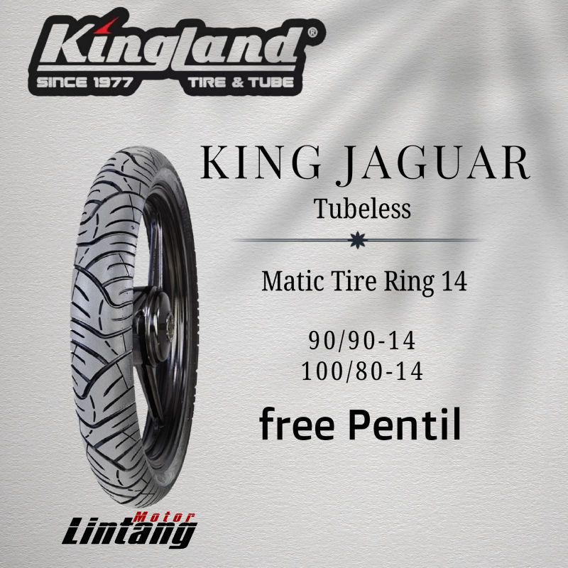 Ban motor metik ring 14 KINGLAND 90/90-14 100/80-14 king Jaguar Ring 14 Tubeless