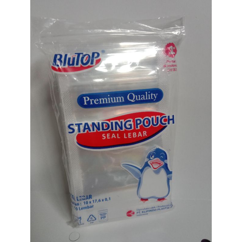 plastik Standing Pouch/Seal Biasa 10 x 17 x 0,1