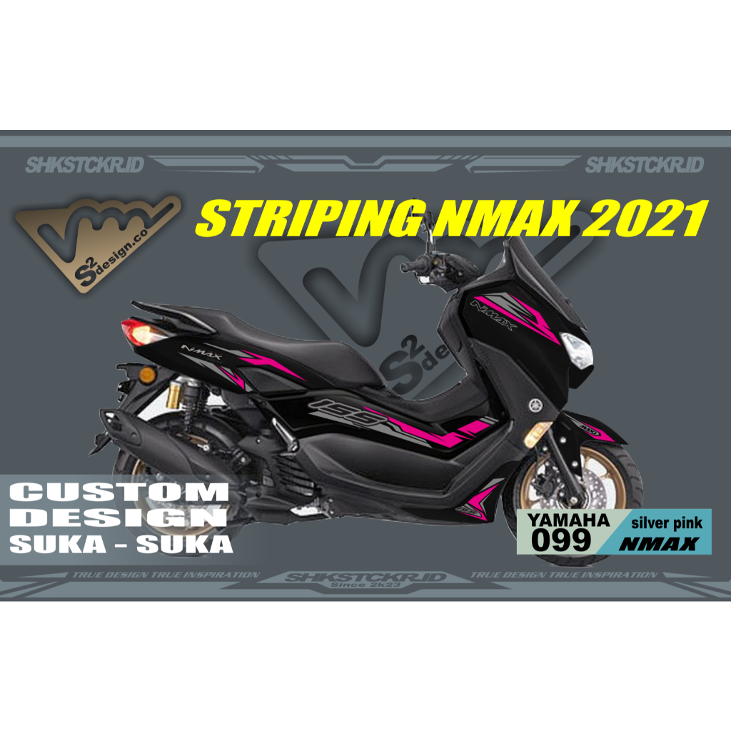 Striping Sticker cutting Yamaha ALL NMAX NEW 2021-2023 ABS DAN NON ABS