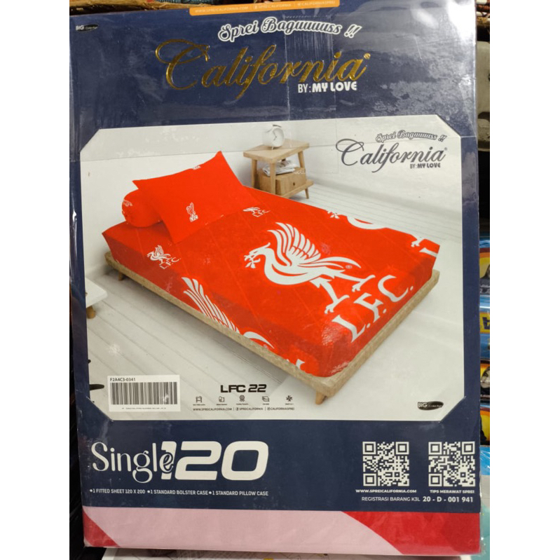 Sprei 120x200 single California