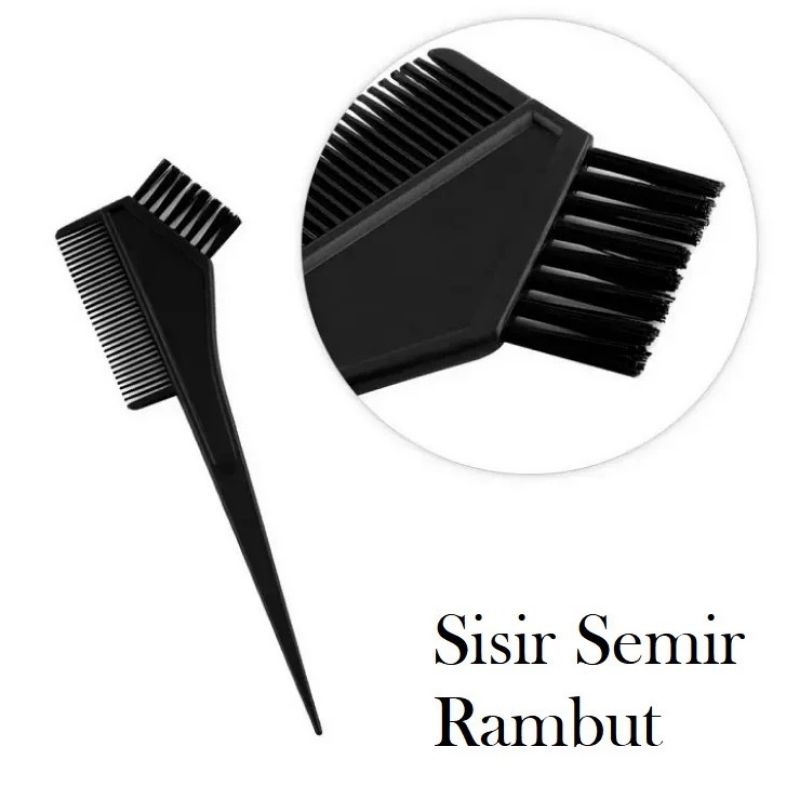 SISIR SEMIR RAMBUT - KUAS WARNAI RAMBUT - HAIR CREAM COMB R1032 Sisir Semir Cat Rambut | Kuas Semir 