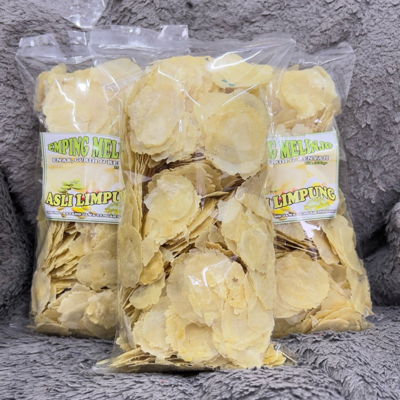 

Sekar_Shop07 Emping Limpung Mentah Original 250Gr Sp Super Tipis
