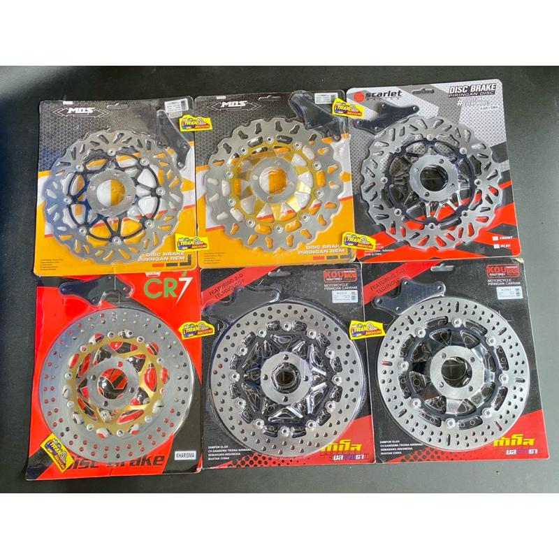 piringan cakram depan lebar motor Supra X 125 karisma 300 mm