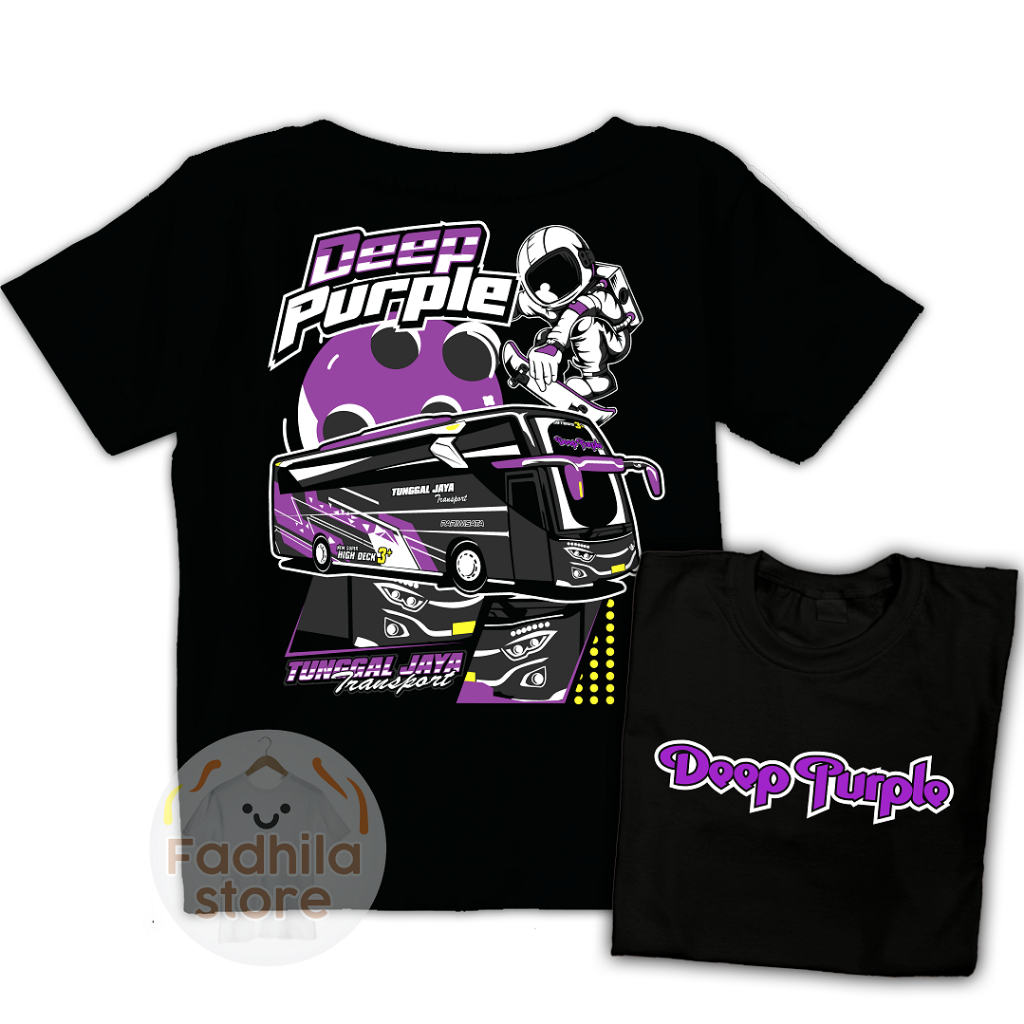 KAOS BIS DEEP PURPLE TUNGGAL JAYA KAOS ANAK BISMANIA TUNGGAL JAYA