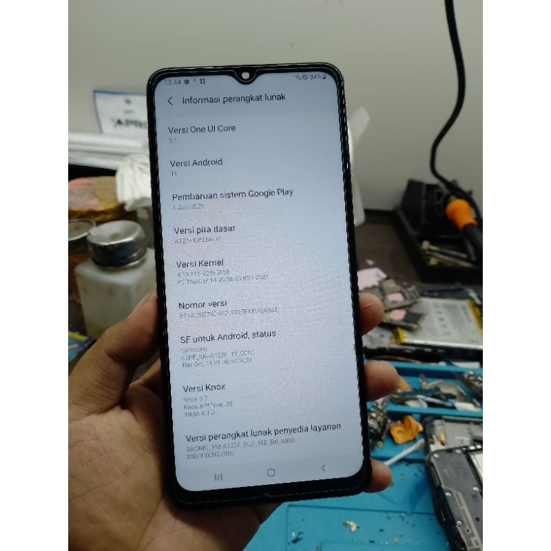 Mesin samsung A127F minus kamera