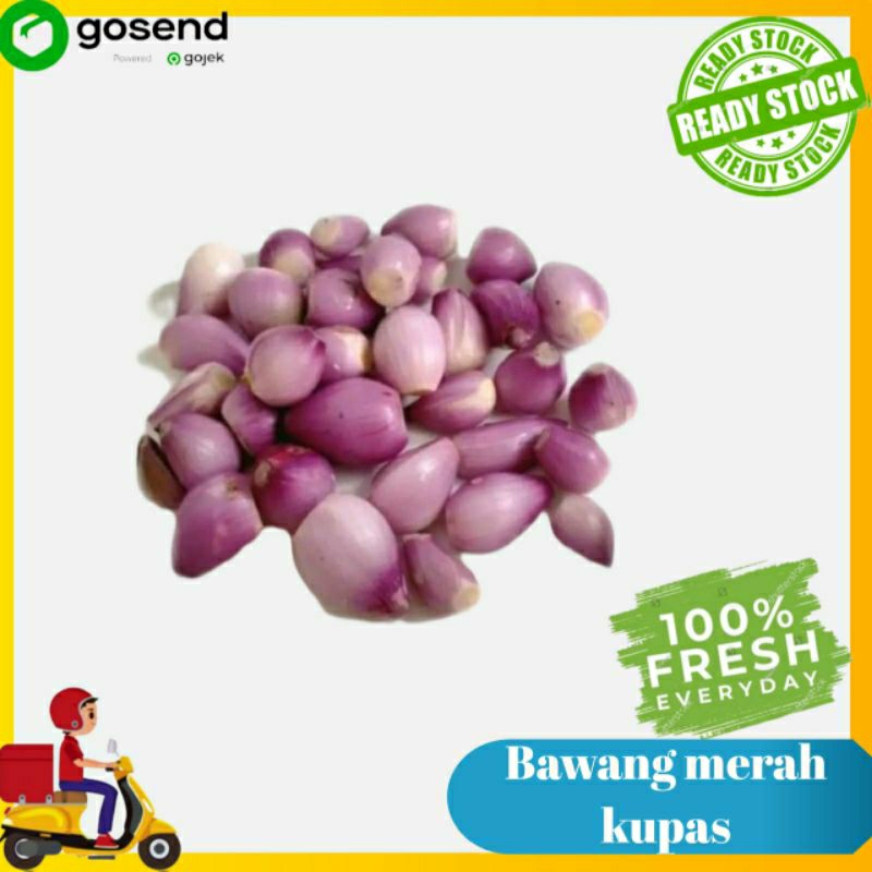 

Bawang merah kupas - Sayur segar- Tukang sayur Palembang