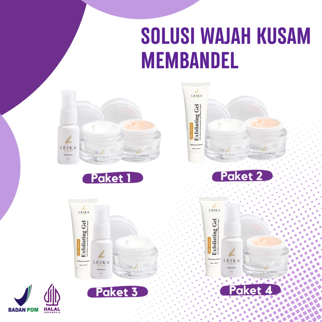 PAKET 3in1 Pencerah Wajah Kusam Pemutih Wajah Pria Pemutih Wajah Wanita Bpom Ori Dan Cepat Glowing K