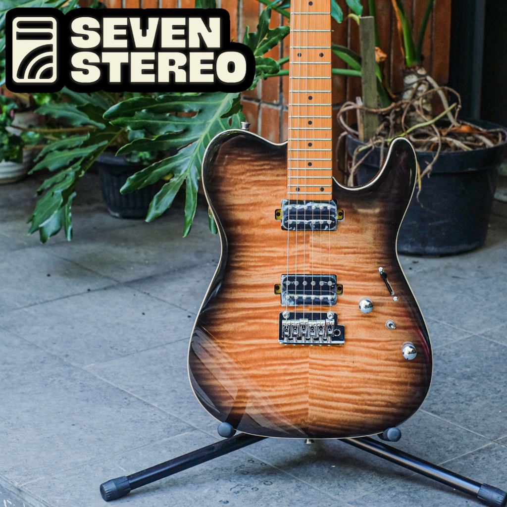 Bacchus TAC24 FMH-RSM/M N-BL-B Roasted Maple Electric Guitars
