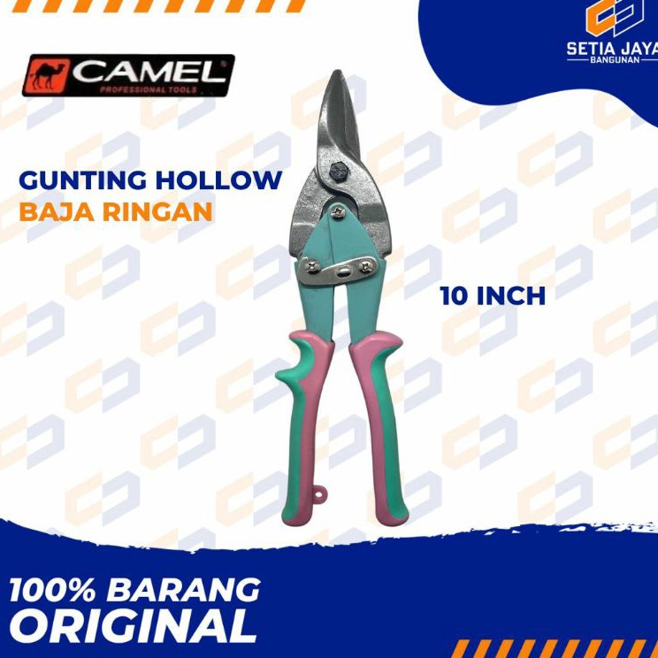 Pr Gunting Hollow  Holo  Baja Ringan  Reng  Seng Camel 1 Inch