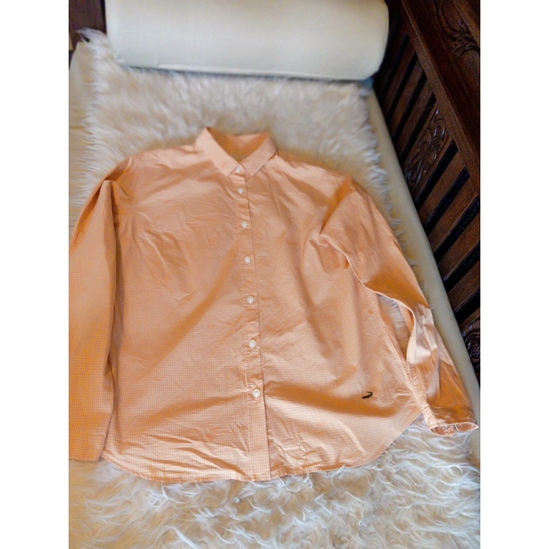 kemeja wanita merk crocodile oren