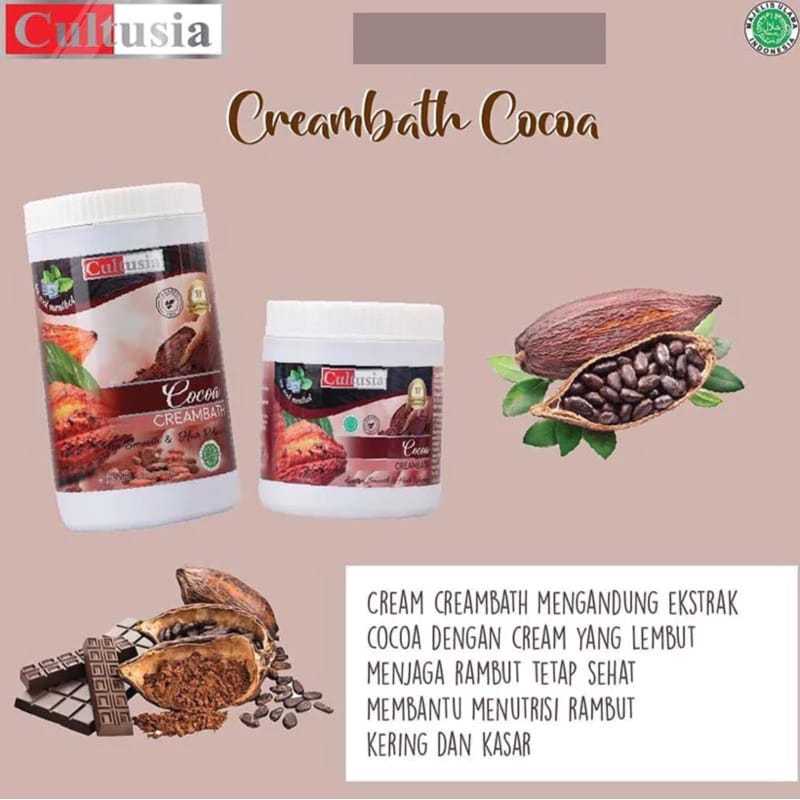 Cultusia creambath 500gr / creambath buah