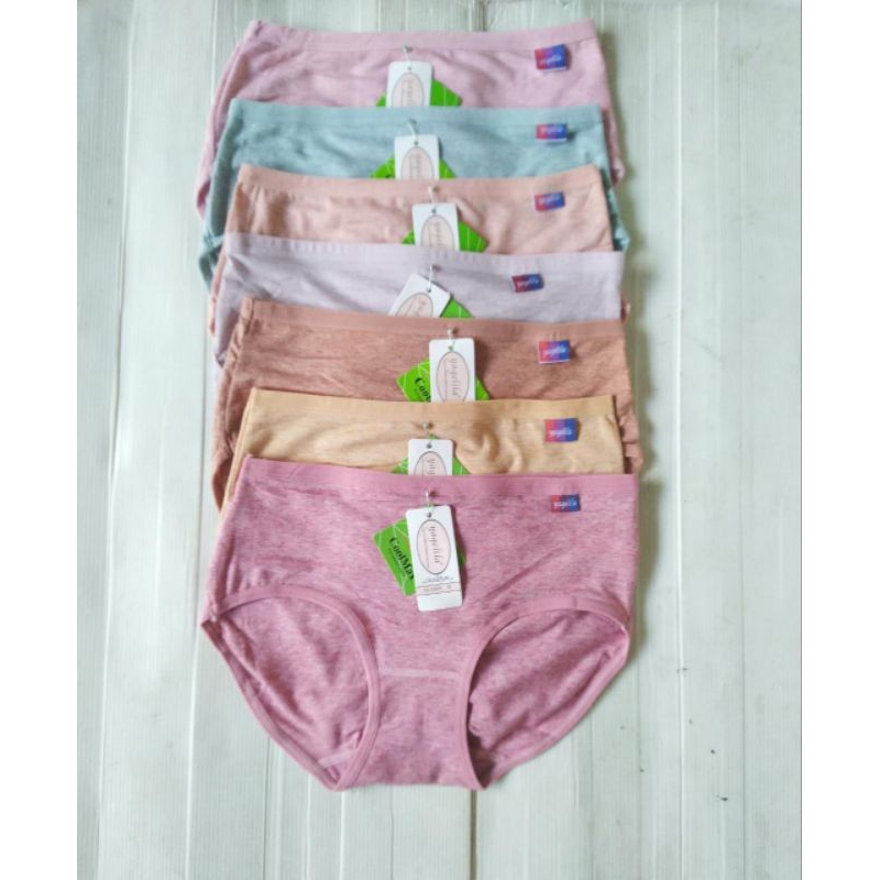 (6PCS) CELANA DALAM YAGELILA IMPORT BAHAN KATUN MODEL POLOS WARNA SOFT 6926 YAGELILA ORI 100% COTTON