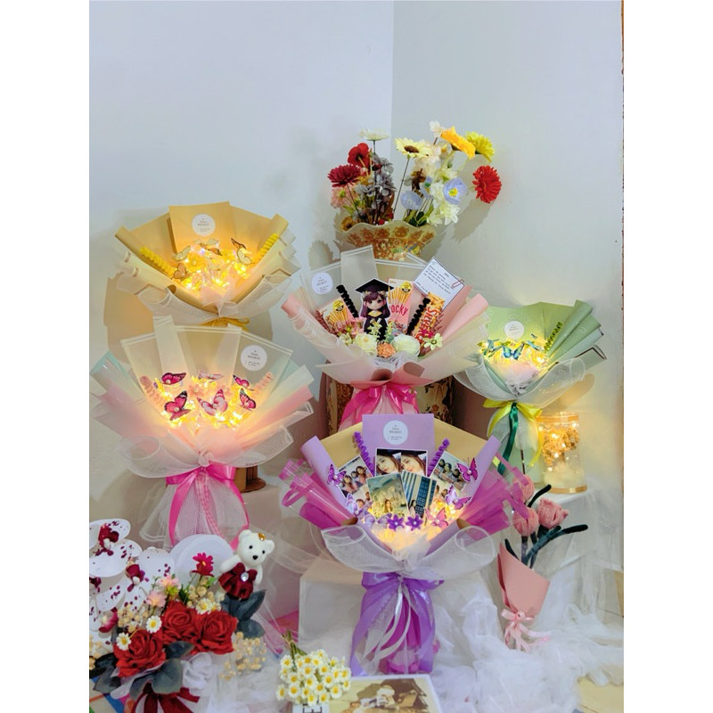 buket kupu kupu led buket kupu kupu buket kupu kupu led plus bunga buket kupu kupu led jumbo buket k