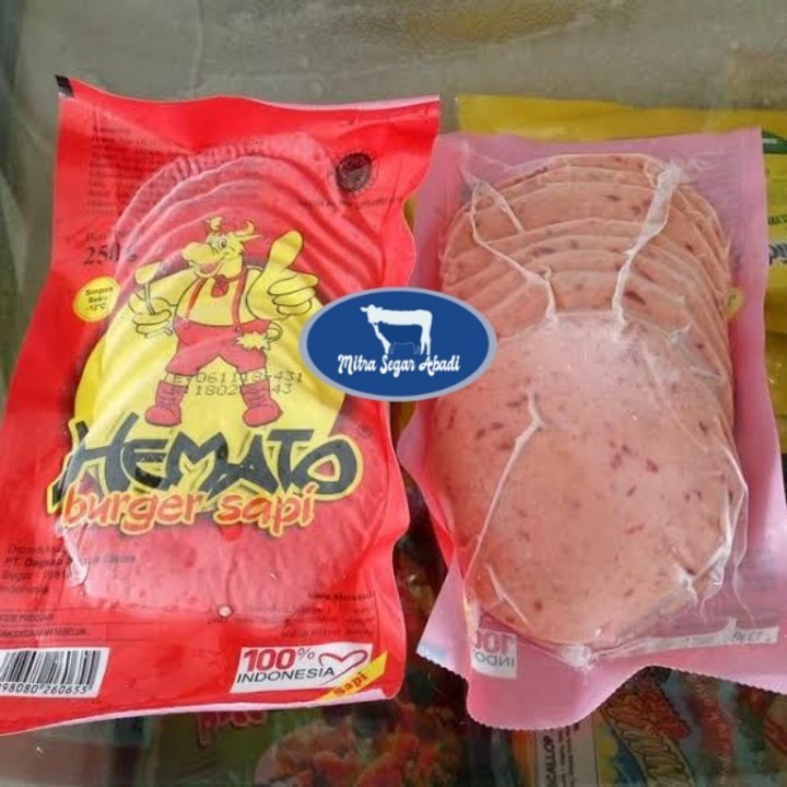 

Hemato Burger Sapi 250gr