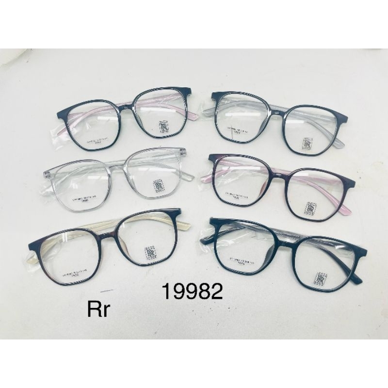 frame kacamata kotak lebar bening