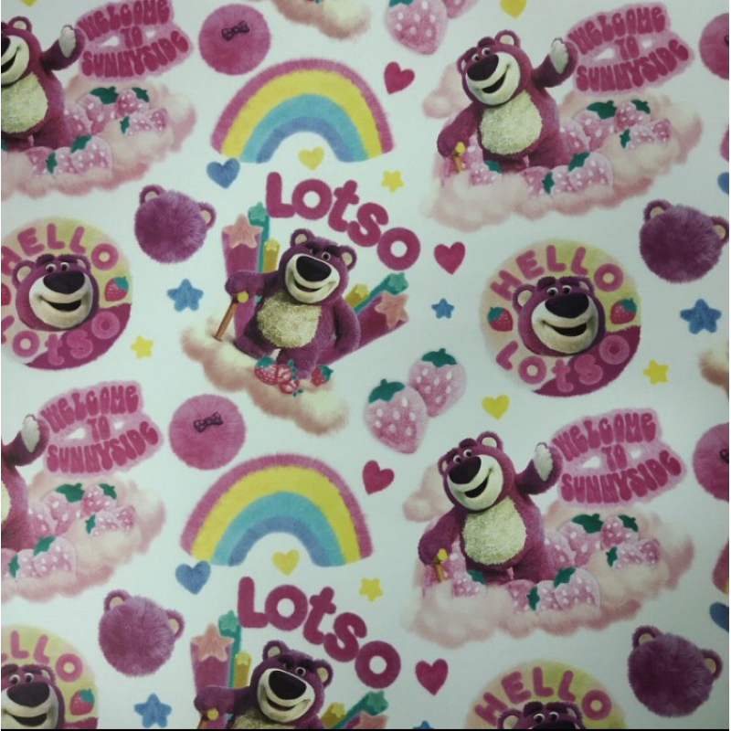 

Kertas Kado Jumbo Sansan Wawa Motif Lotso - L2