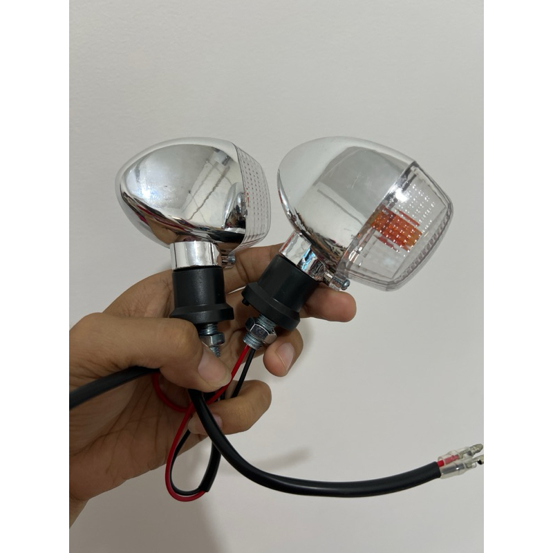 SEN NINJA CHROME LAMPU SEIN RITING NINJA CHROME SEPASANG SET KANAN KIRI NINJA R NINJA RR
