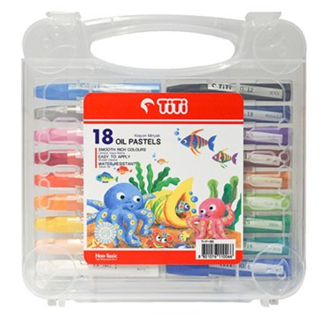 

Oil Pastel Titi 18 color / Crayon Titi 18 Warna