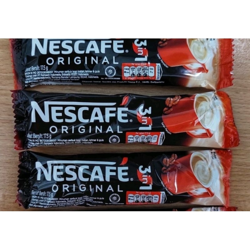 

kopi Nescafe 3in1 original 5x175gr
