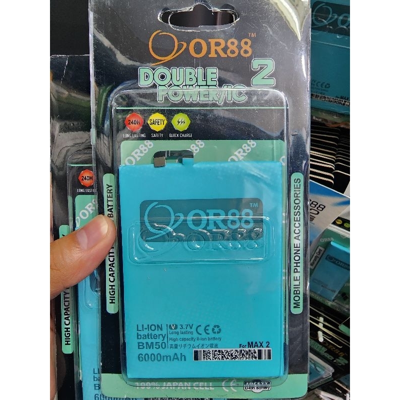 Baterai Oriens88 Double Power 2 IC XIAOMI MI MAX 2/BM-50