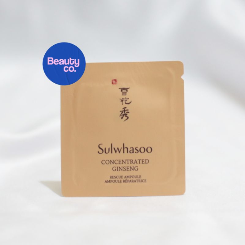 ED OKT 2025 Sulwhasoo Concentrated Ginseng Rescue Ampoule 1ml
