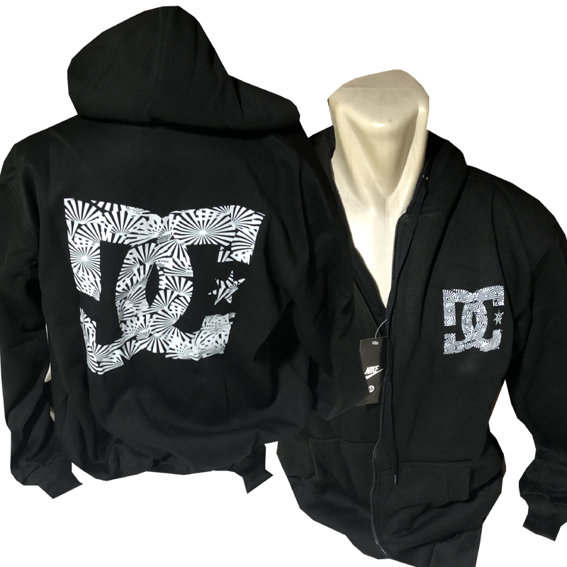 Jaket Hoodie DC Shoes Hoodie Ritsleting Bahan Cotton Fleece New Zipper Hoodie | Size M L XL XXL