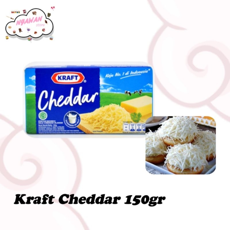 

Kraft cheddar 150gr - keju kraft - keju parut