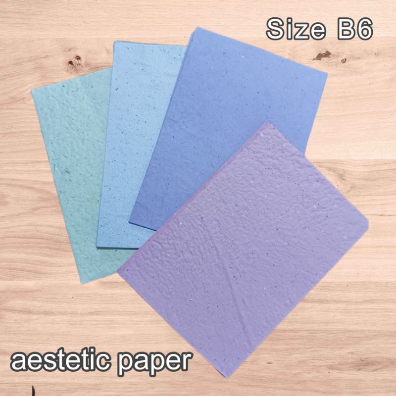 

Kertas Estetik Daur Ulang Ukuran B6 - Ramah Lingkungan & Serbaguna