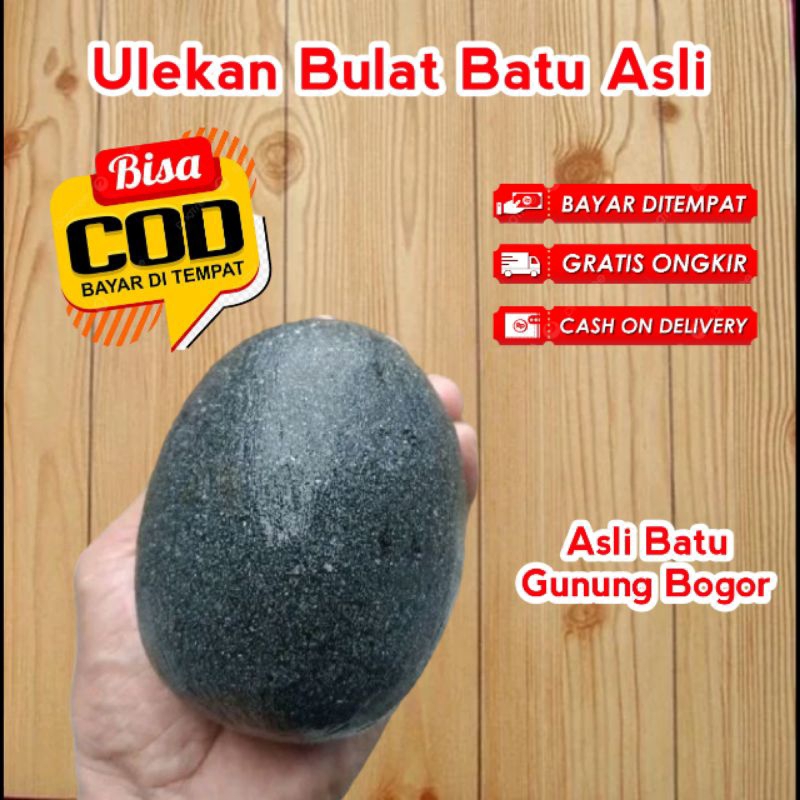 GILINGAN BULAT BATU ASLI / ULEKAN BULAT BATU ASLI / ULEKAN PADANG