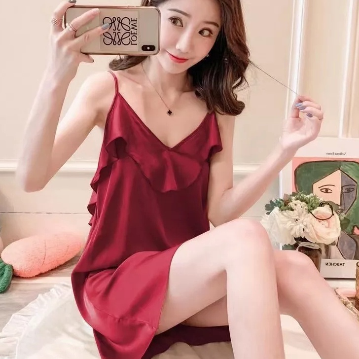 Harga Fantastis Kualitas Tak Tertandingi  Dress Baju Tidur nita Sexy Bahan Dan Kualitas Premium Impo