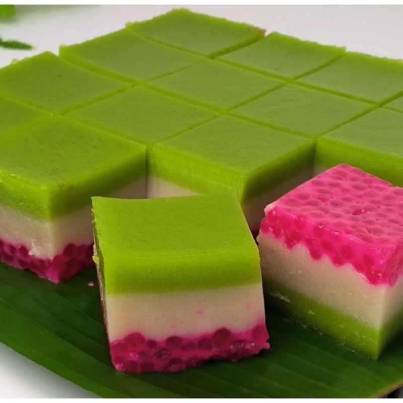 

kue talam sagu mutiara pandan