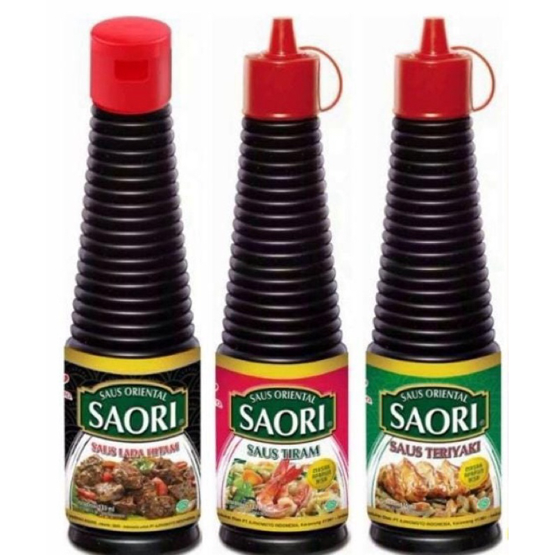 

SAORI Saos Botol 133/135ml aneka varian