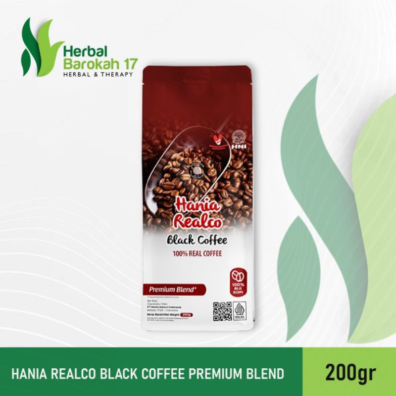 

HANIA REALCO BLACK COFFE PREMIUM BLEND PRODUK HNI/HPAI ORIGINAL