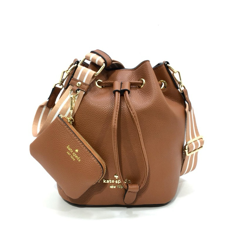 KS Rosie Bucket Pebbled Leather bag