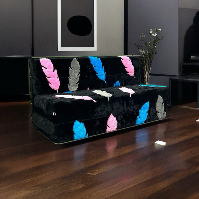 Kasur Lipat Bulu Arabian 200x200x20 dan 150x200x20 / Kasur Lipat Sofa Karakter / Kasur Lipat Inoac