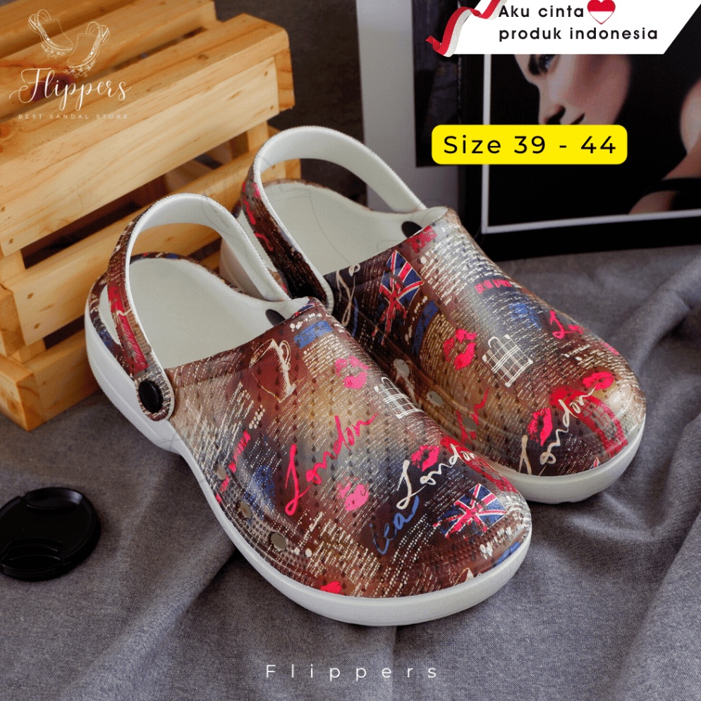 Terbagus Sandal KodokSandal Kodok Motif LondonSandal Kodok PrintingSandal Pria DewasaSandal Keren Hi
