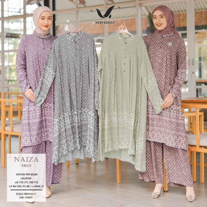 NAIZA ONE SET BY VENTE DAILY MAT RAYON PREMIUM BUSUI SIZE JUMBO