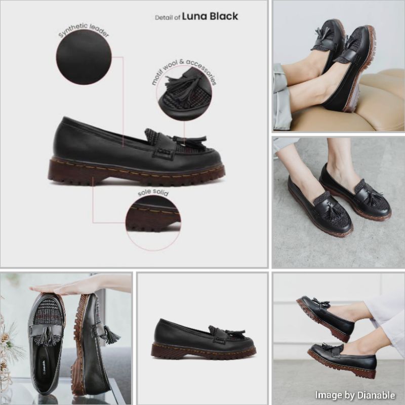 Dianable Luna Docmart Black