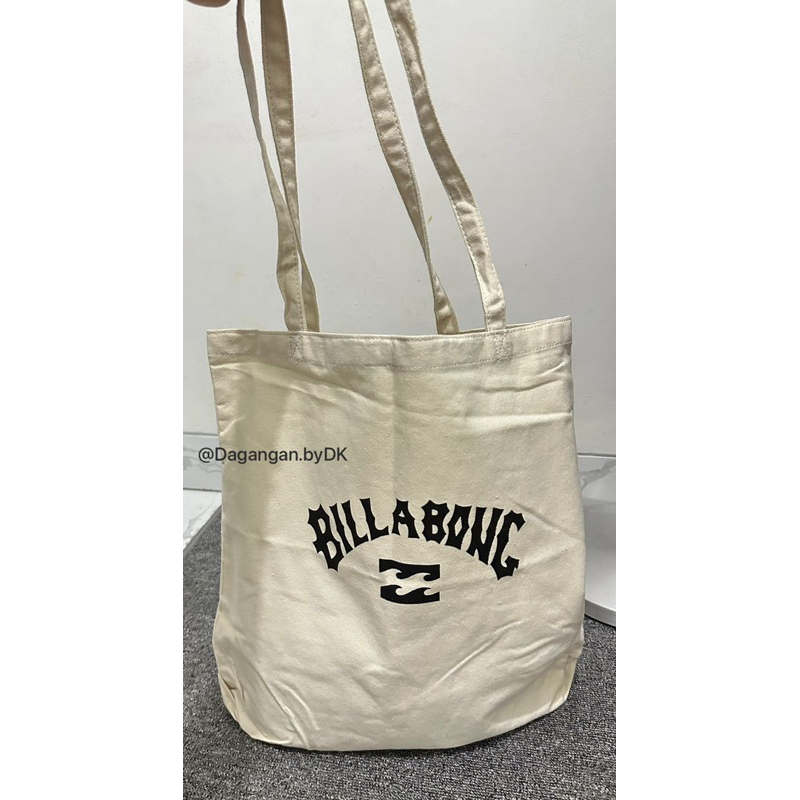 Tas Totebag Billabong Original 100% Cream White