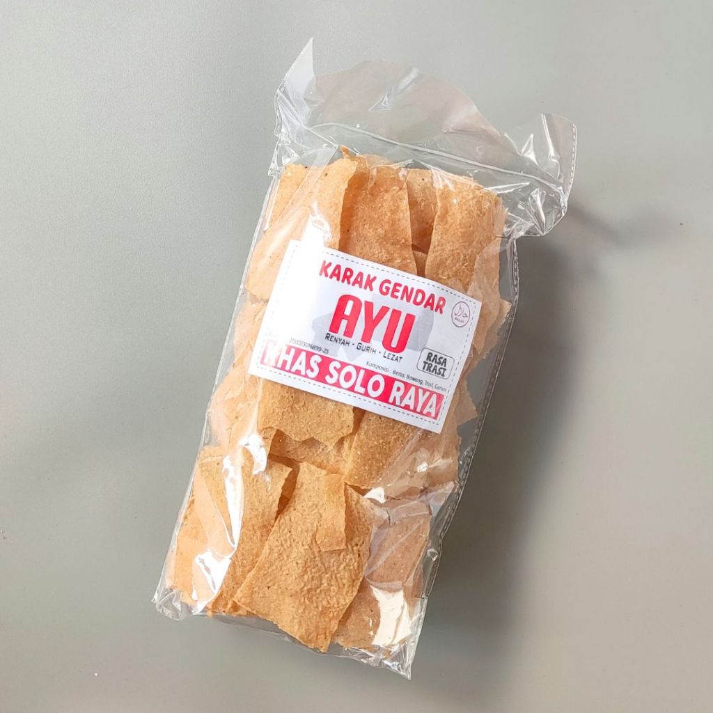 

Karak Gendar Ayu Mentah Khas Solo Rasa Bawang, Terasi