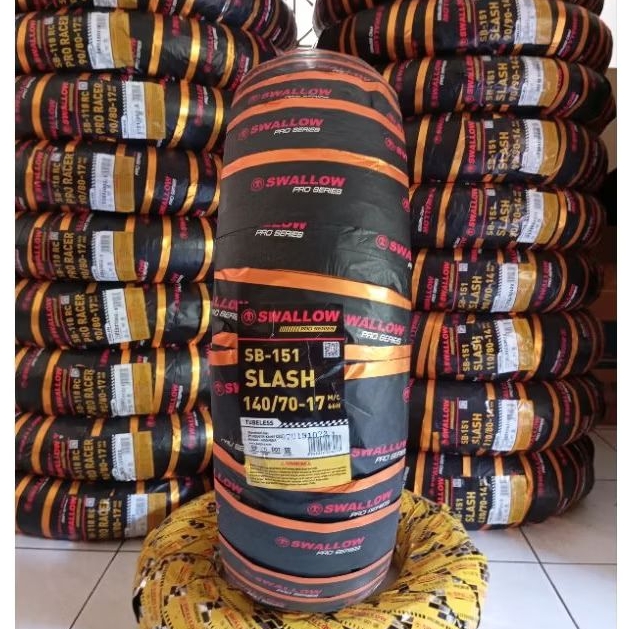 Ban Luar SWALLOW Slash 140/70-17 Tubeless Soft Compound