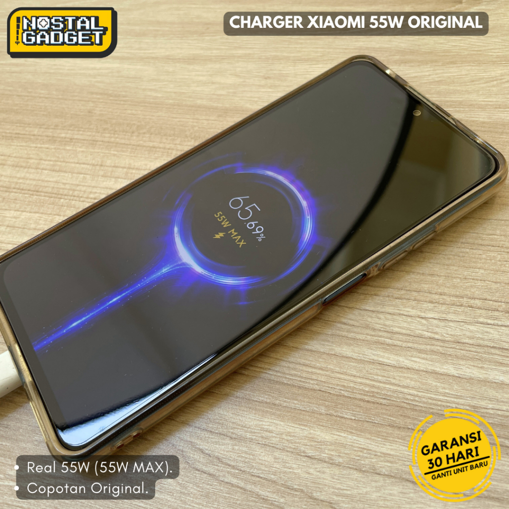 Charger Xiaomi 55W Mi Turbo Charger Original Copotan