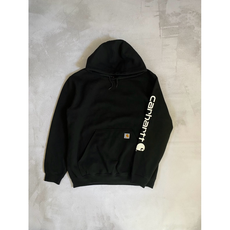 CARHATT - HOODIE SPELL OUT BLACK